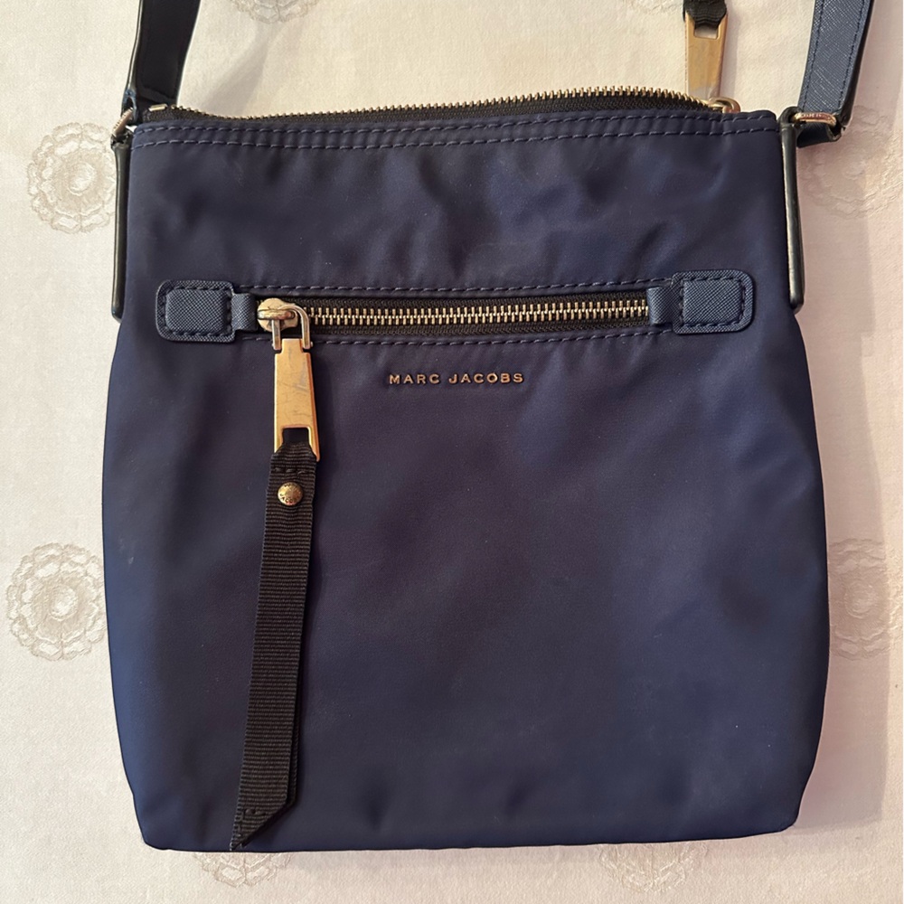 Marc Jacobs Navy Nylon Crossbody Bag
